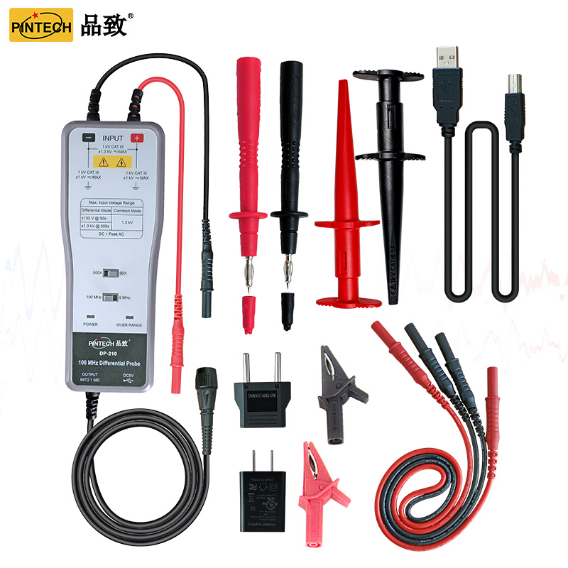 品致PinTech DP-210 有源差分探头(1300V,100MHz)