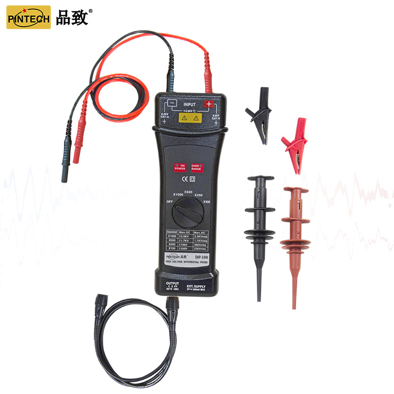 品致PinTech DP-100 有源差分探头(7000V,100MHz)